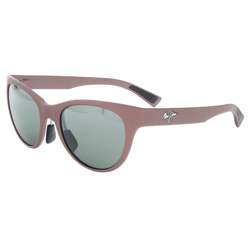 Maui Jim Mj0685s-003 Matte Dark Rose Cat-Eye Sunglasses Neutral Grey